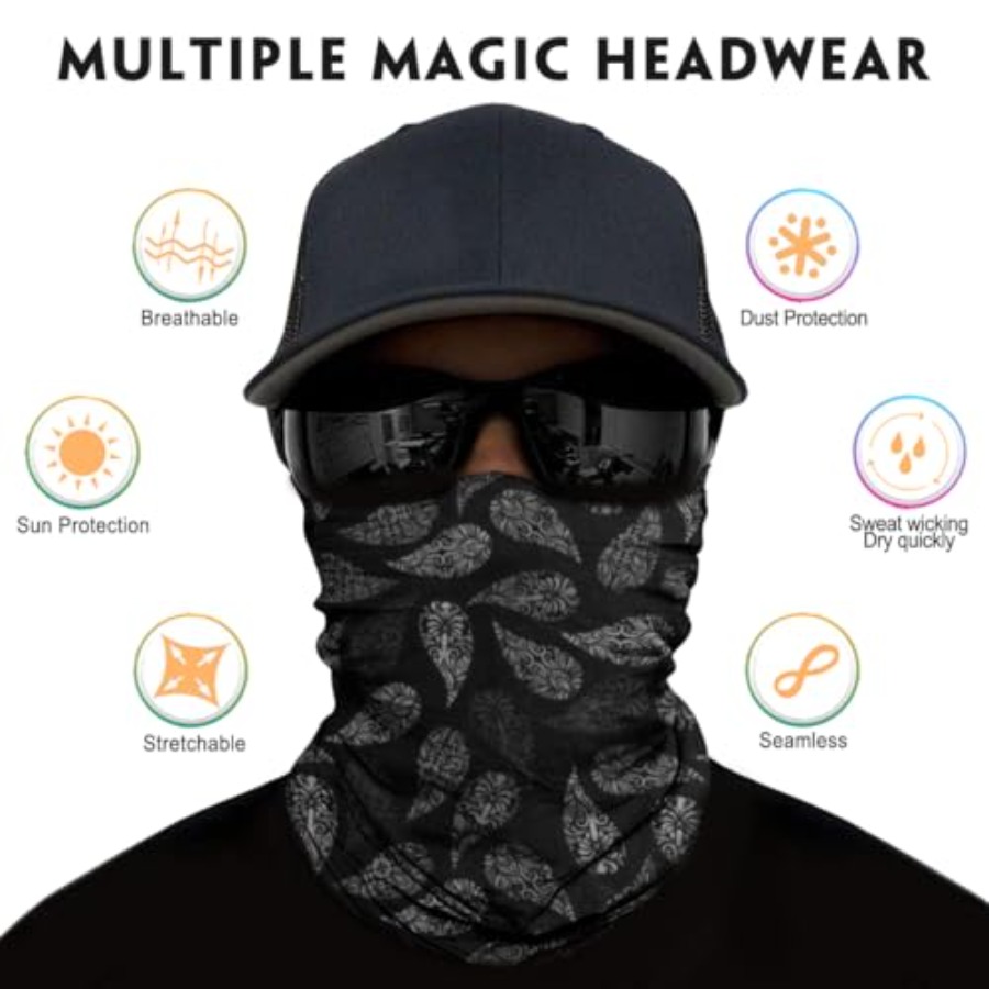 Neck Gaiter for Men Women Head - Face Scarf Mask reseña y precio