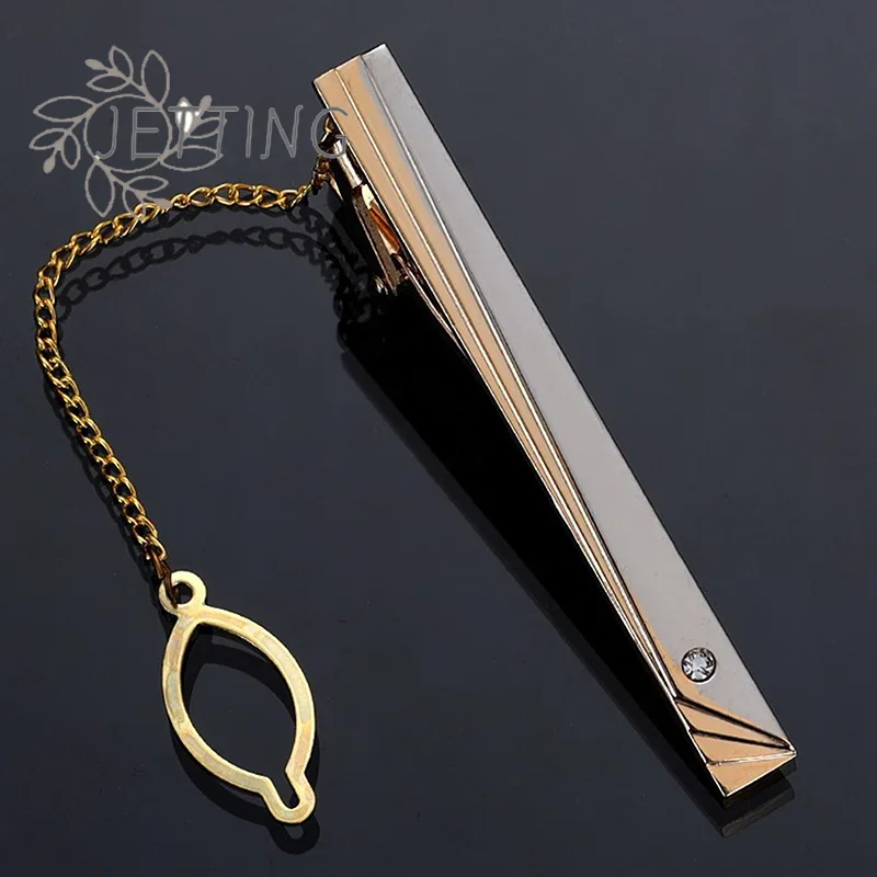 Hot Metal Simple Necktie Buckl - Tie Clip Silver reseña y precio