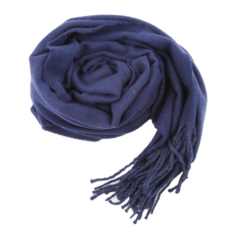 2025 Wool Scarves Winter Soft  - Muffler Men Wool reseña y precio