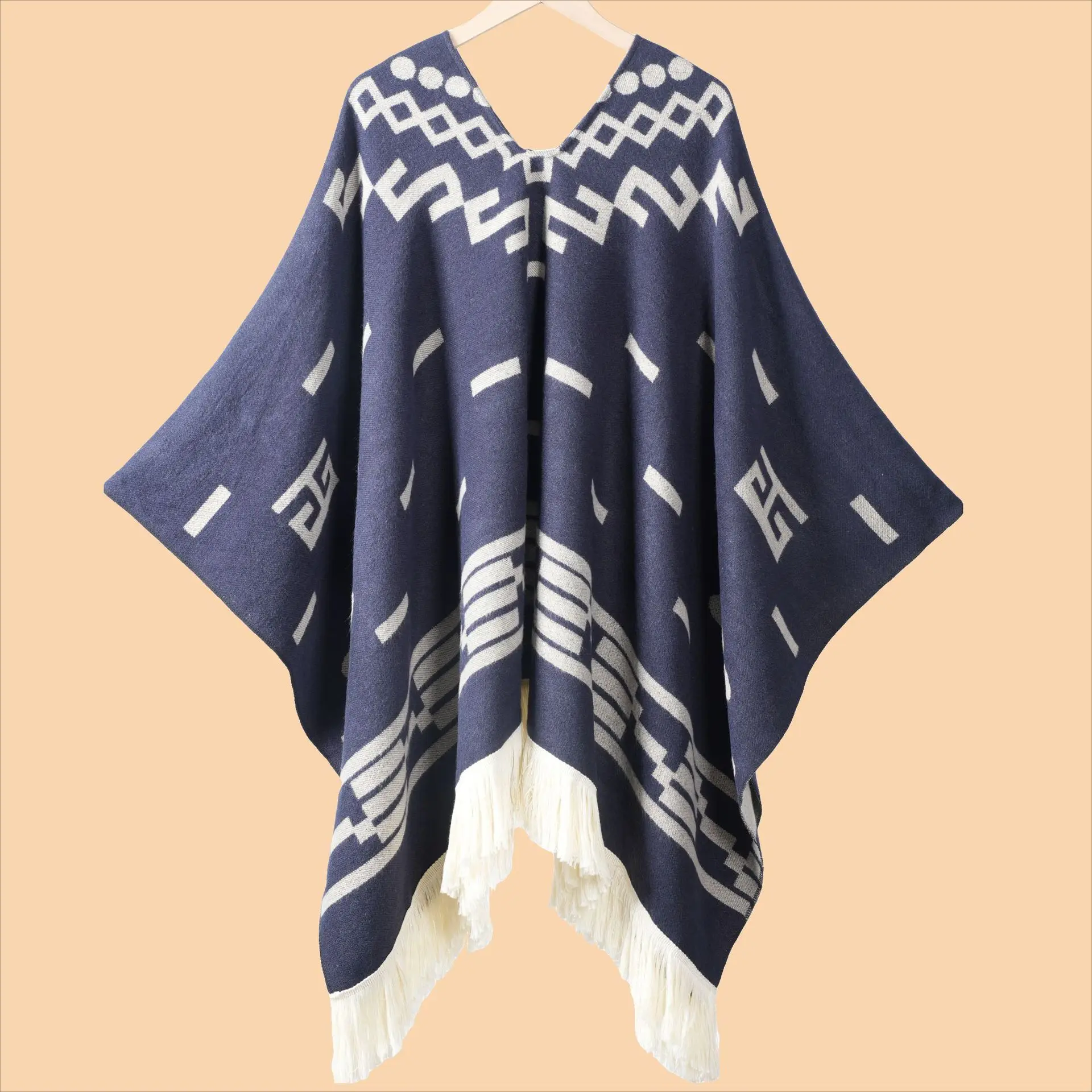 Men's Cape Fashionable Knitted - Muffler Men Wool reseña y precio