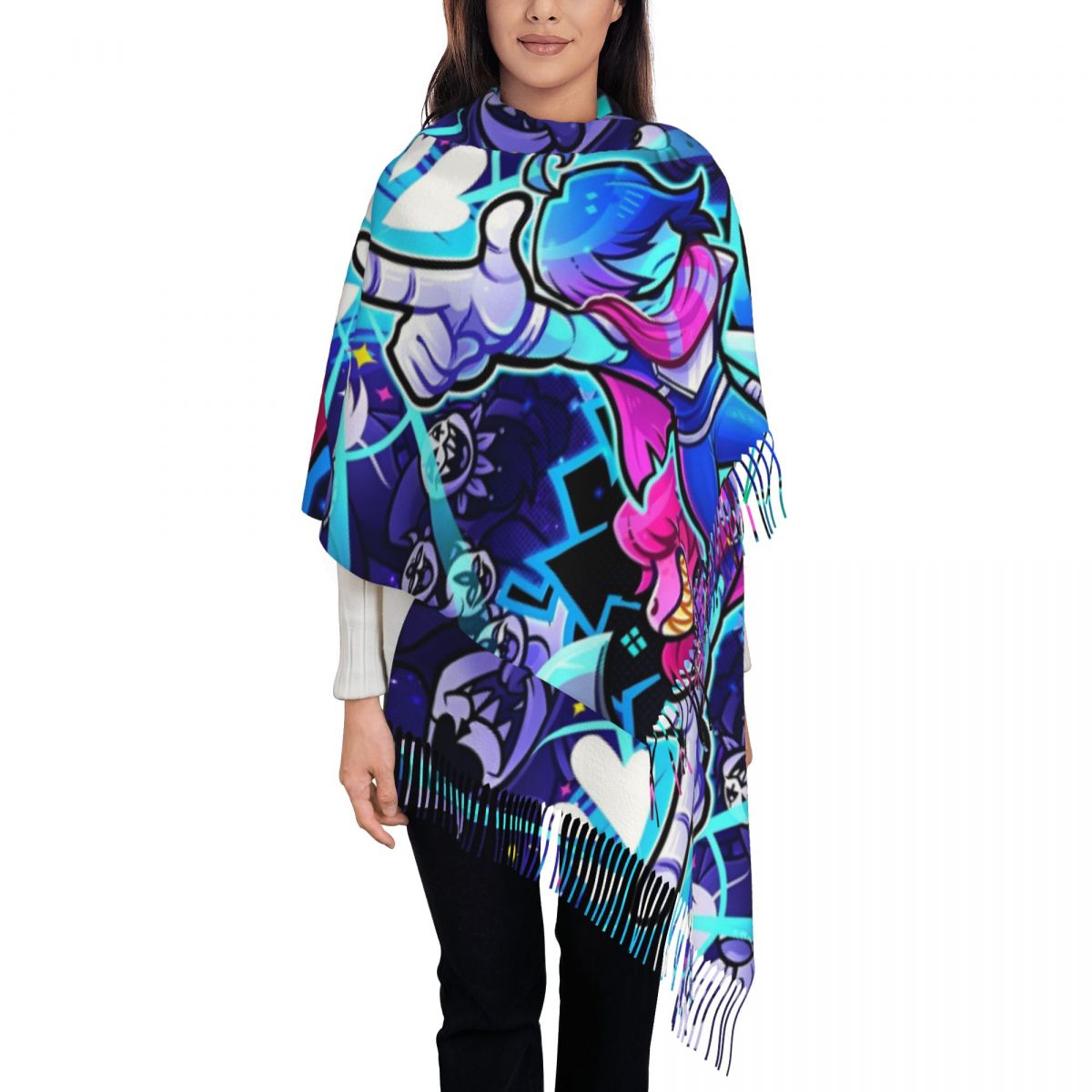Deltarunes  Shawl Wraps Womens - Pashmina Wrap Large reseña y precio