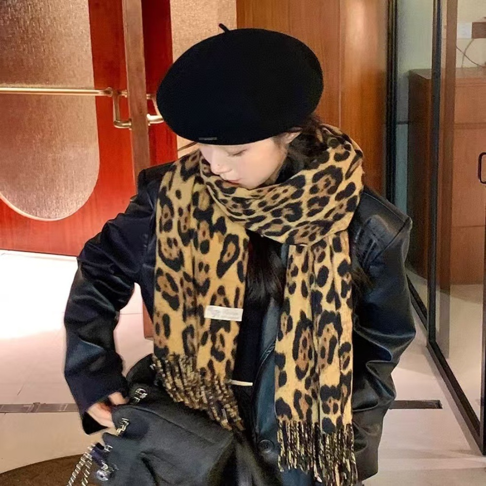 190*70CM Design Leopard Scarf  - Woven Scarf Blanket reseña y precio