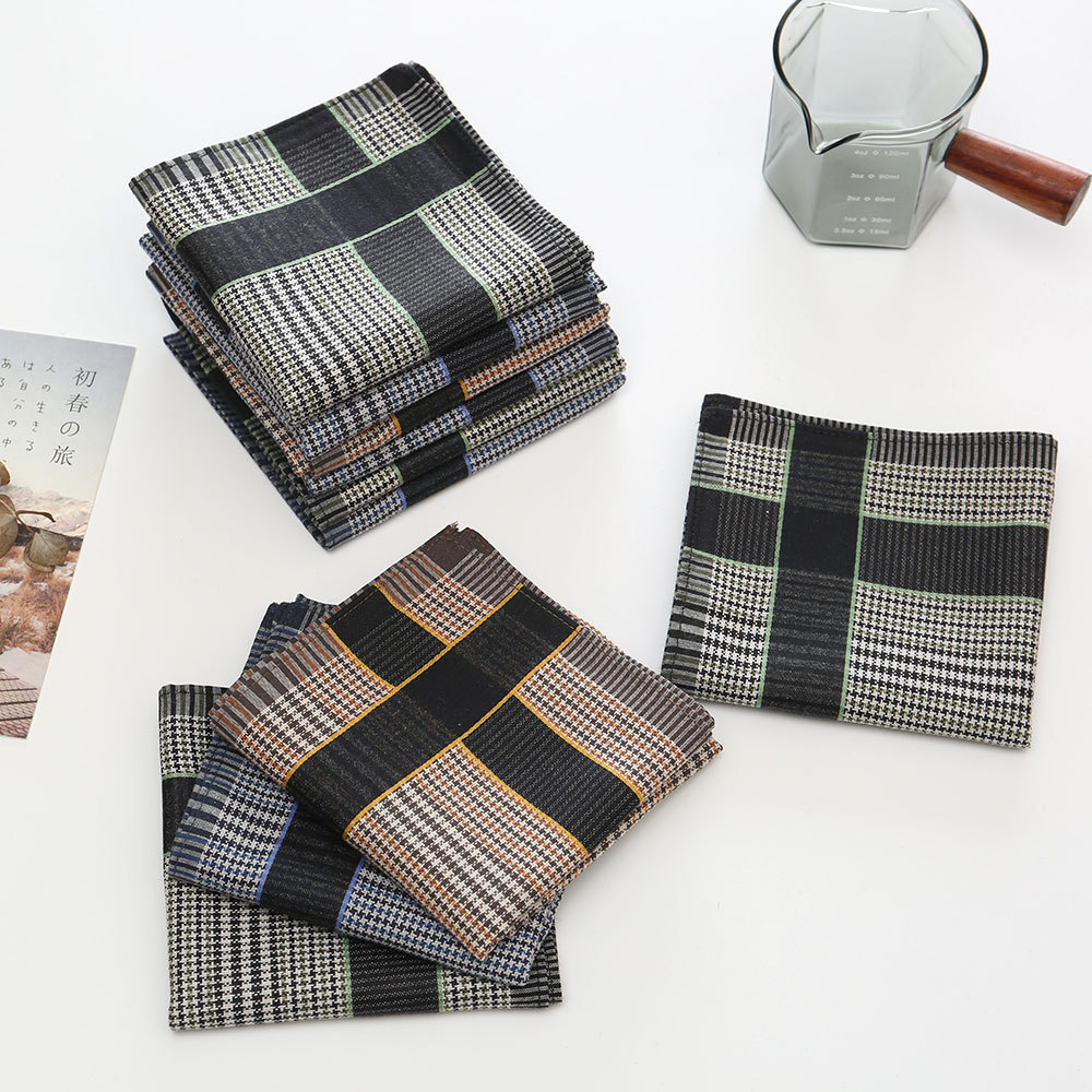 3/6/12 Pcs Men's Pure Cotton H - Handkerchief Cotton Men reseña y precio