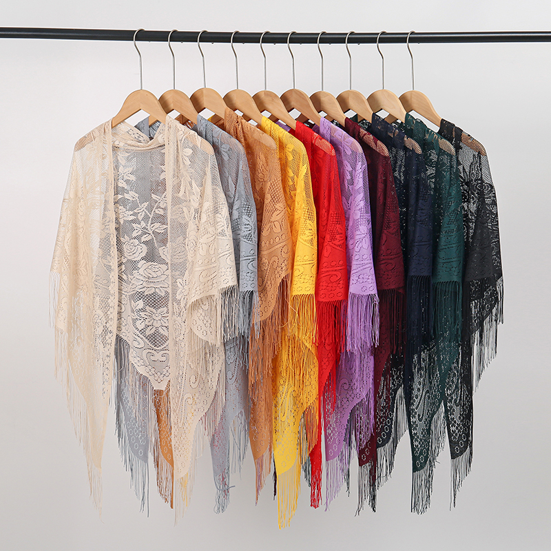New Embroidery Lace Scarf Shaw - Stole Wedding Shawl reseña y precio
