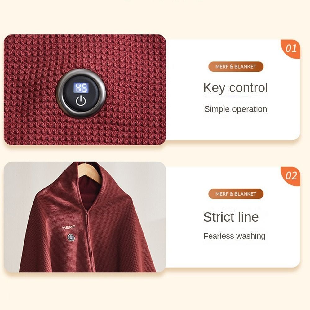 Fashion Wearable USB Electric  - Woven Scarf Blanket reseña y precio