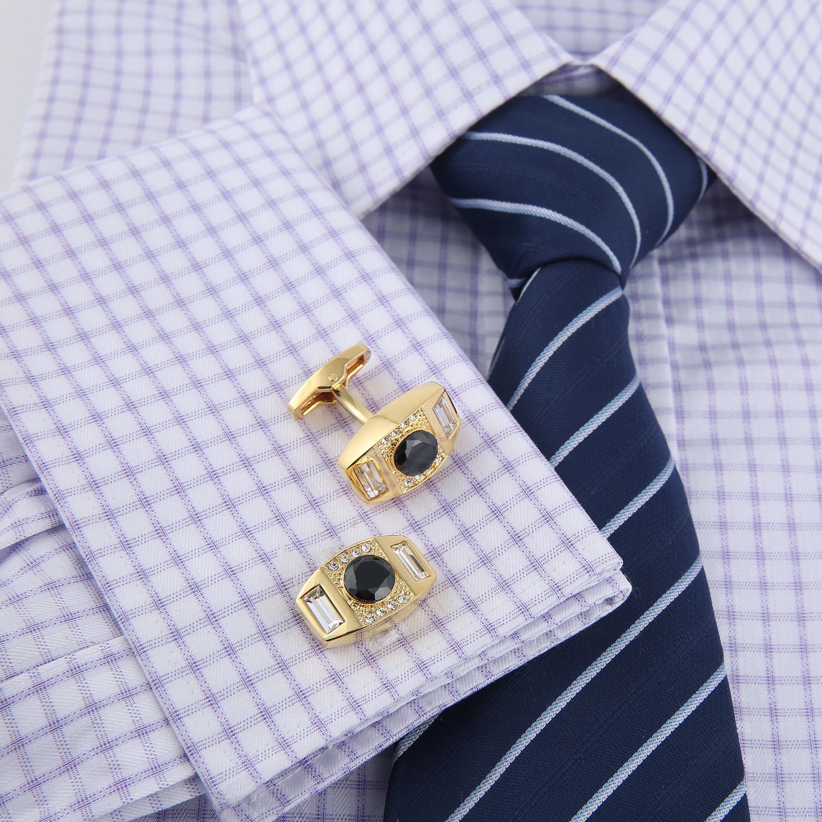 High Quality Cufflinks Necktie - Tie Bar Set Gift reseña y precio