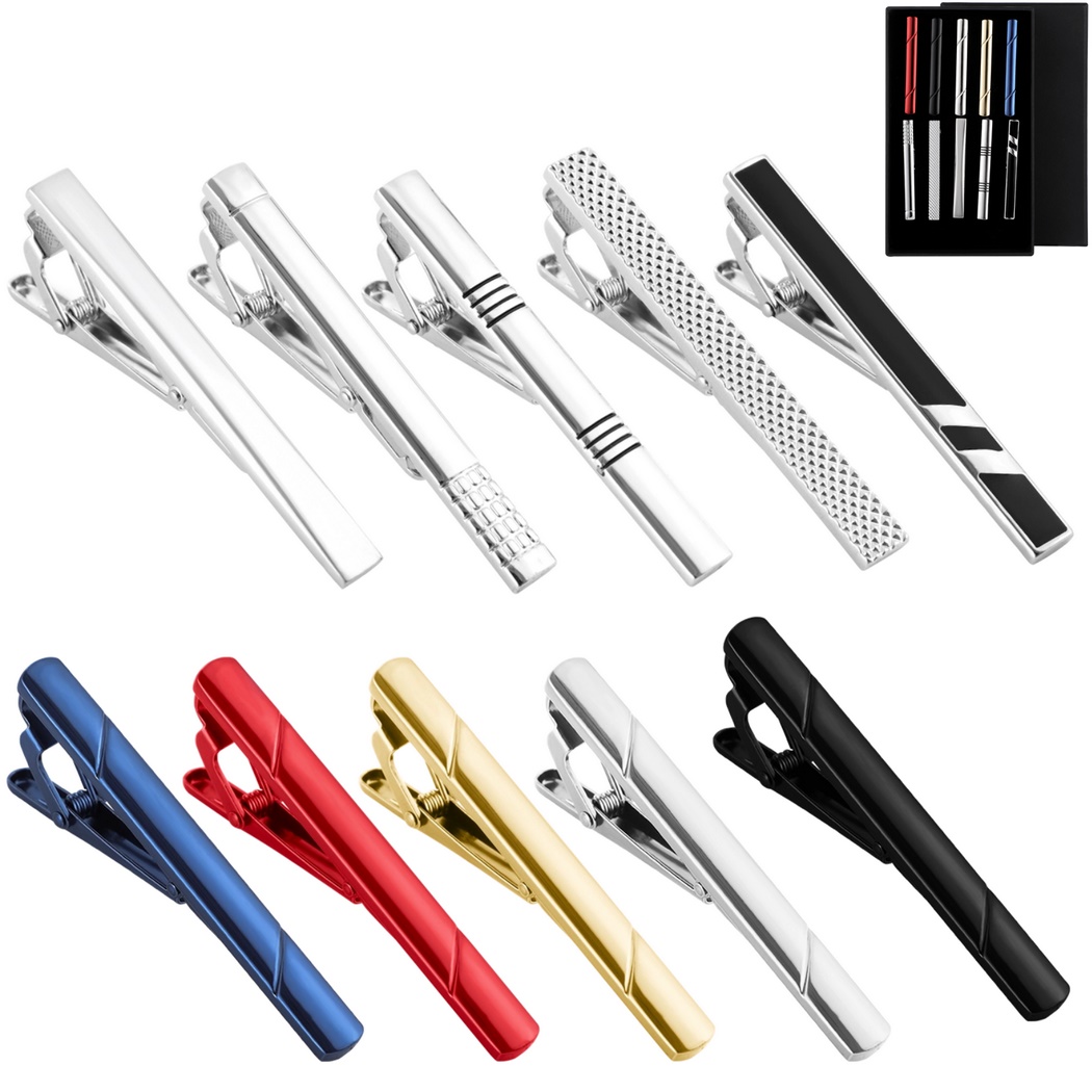 10Pcs Tie Clips Tie Clip Set F - Tie Bar Set Gift reseña y precio