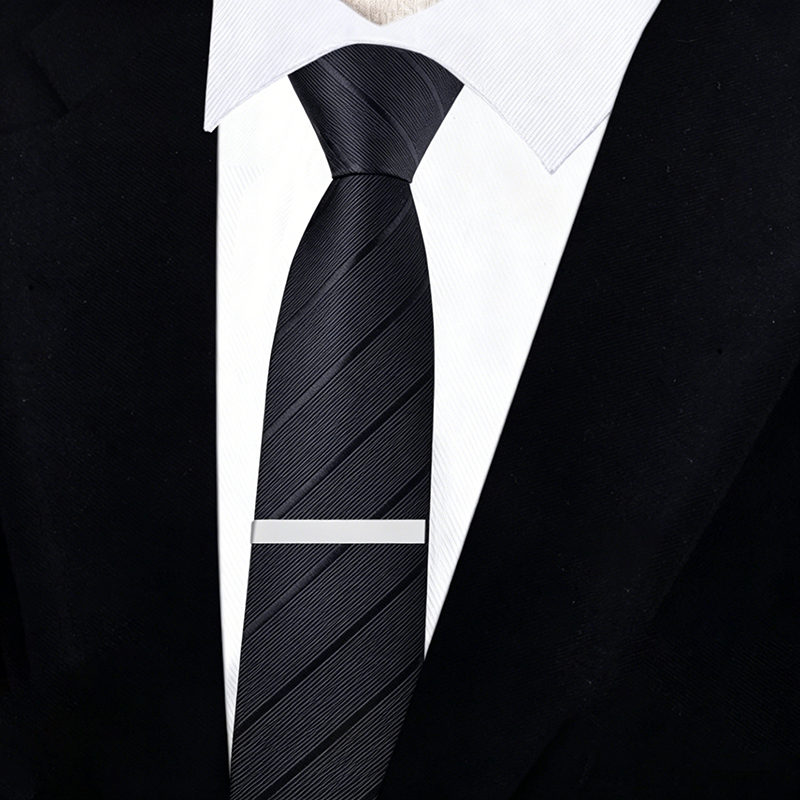 Silver Tie Clip for Men 2.2