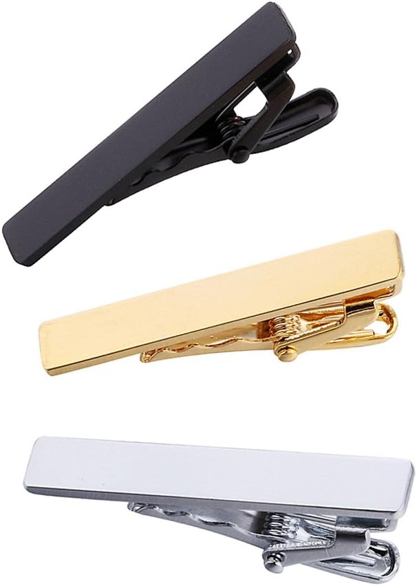 Men's Skinny Tie Clip Set 3 To - Tie Clip Silver reseña y precio