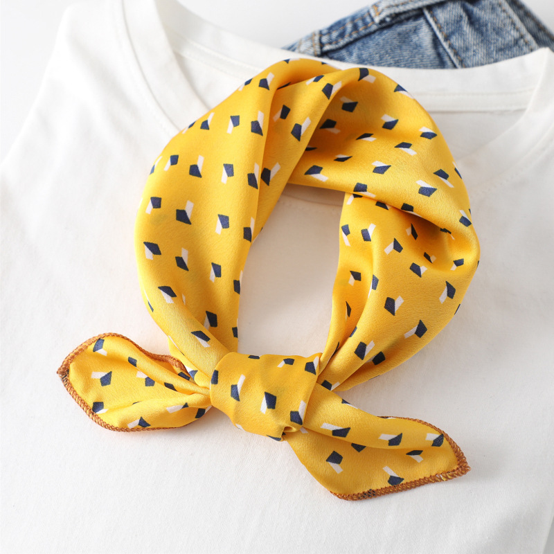 Women scarf  50*50cm Square Sk - Silk Tie Striped reseña y precio