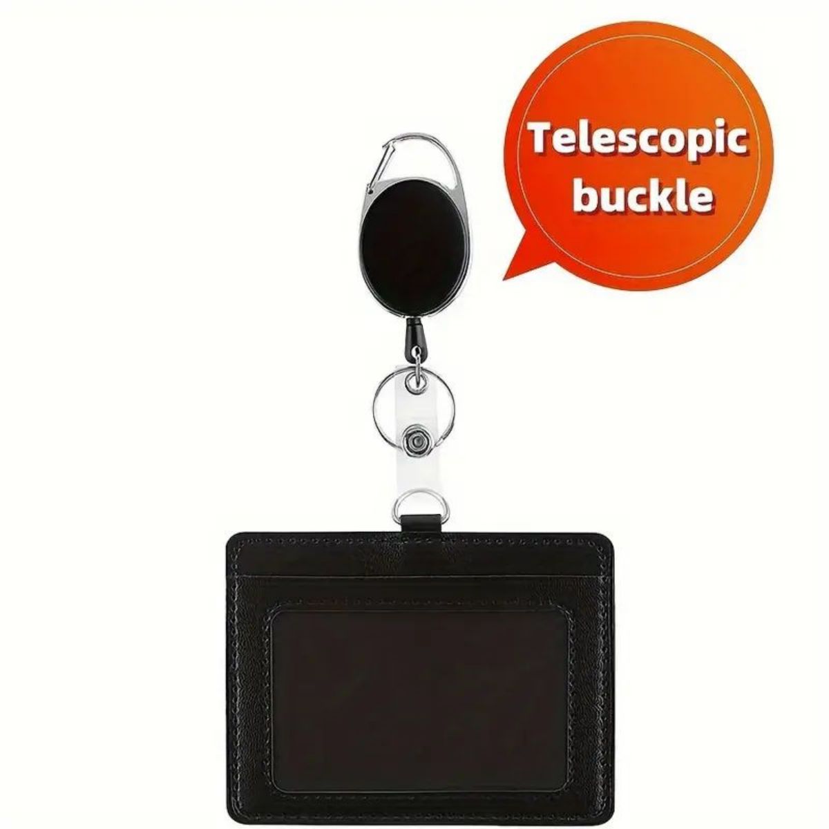 1 pc Horizontal ID badge holde - Lanyard Badge Holder reseña y precio