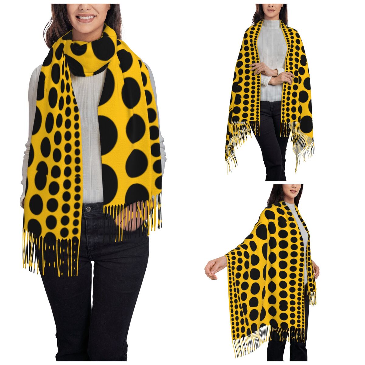 Infinity Polka Dots Scarf for  - Infinity Scarf Knit reseña y precio