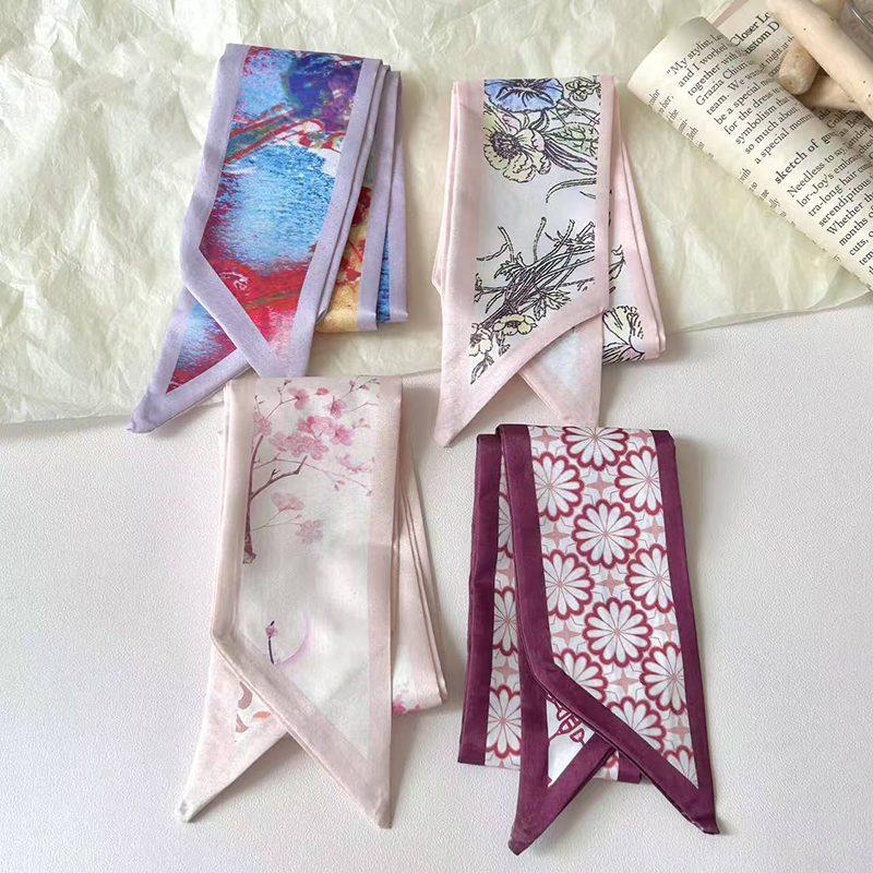 Fashion Women Silk Satin Skinn - Silk Neck Scarf reseña y precio