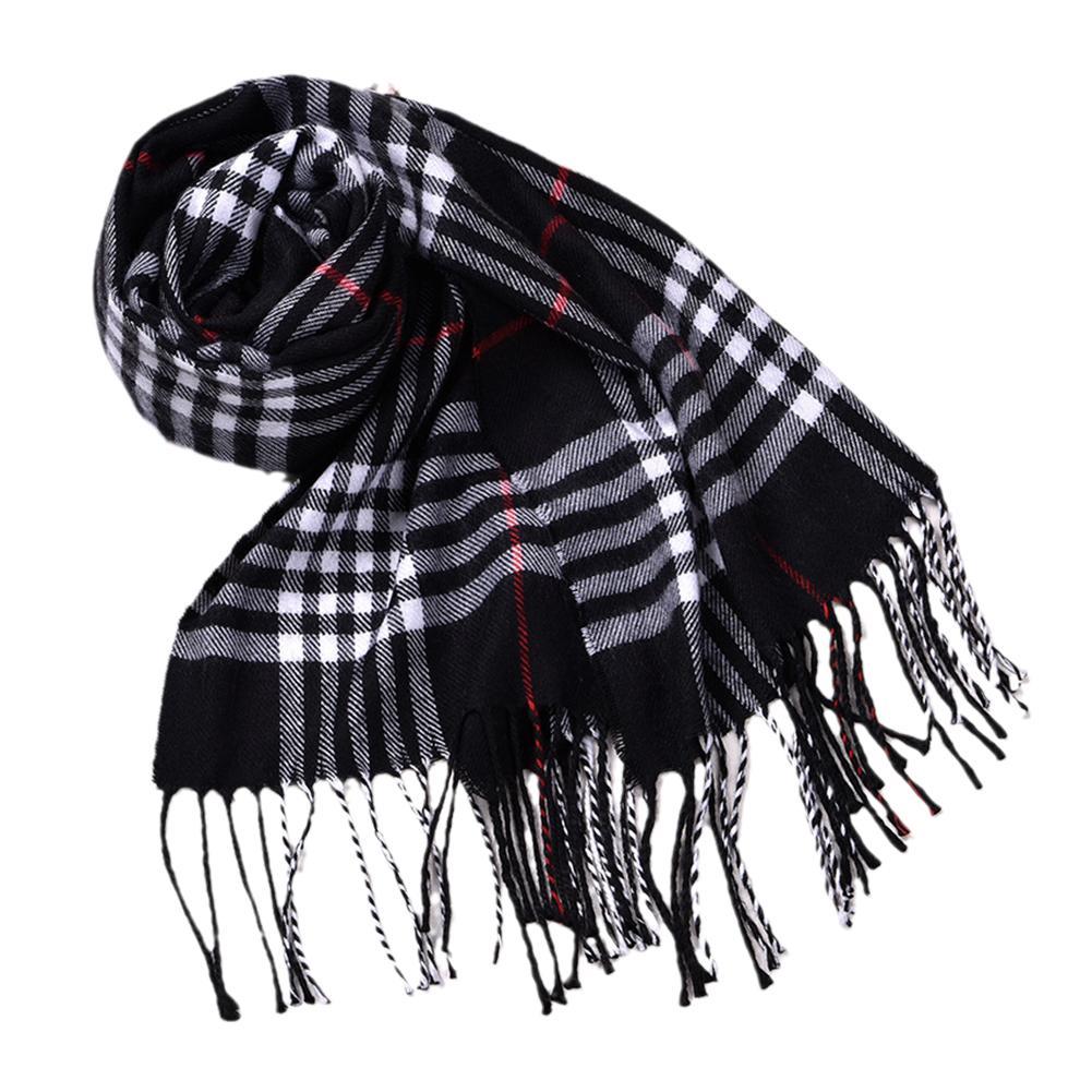 British Style Winter Scarves F - Muffler Men Wool reseña y precio