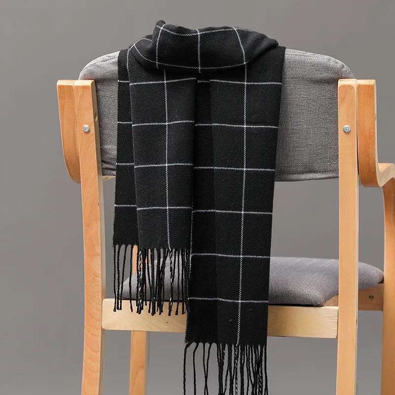 2023 New Winter Men Scarf Keep - Muffler Men Wool reseña y precio