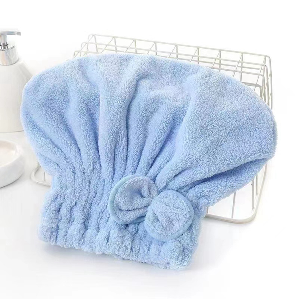 1Pc Microfiber Hair Drying Tow - Head Wrap Turban reseña y precio