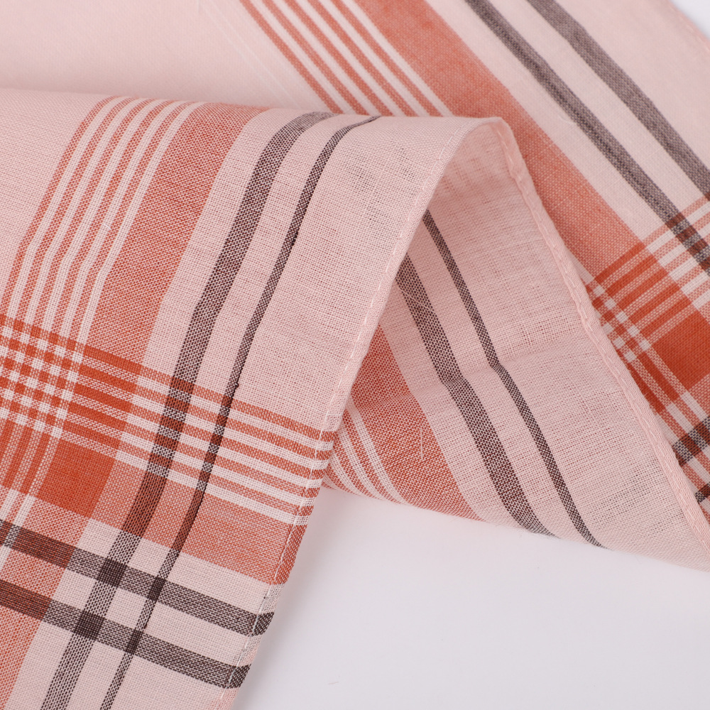 6pcs Men's Mixed Color Plaid S - Handkerchief Cotton Men reseña y precio