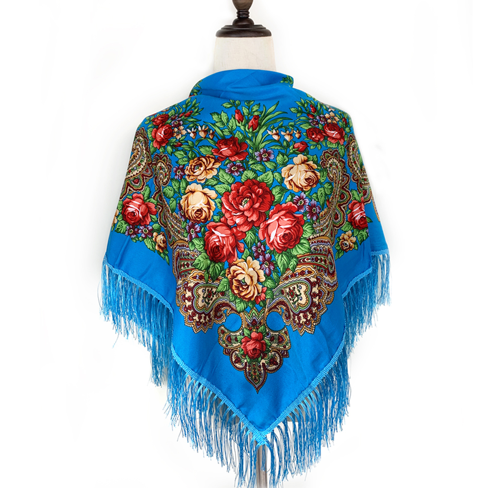 115*115cm Luxury Floral Print  - Bandana Cotton reseña y precio