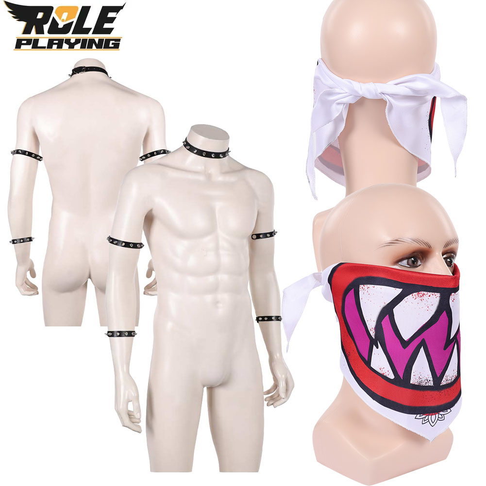 Bowser Jr Cosplay Scarf Mask B - Ascot Neck Scarf reseña y precio