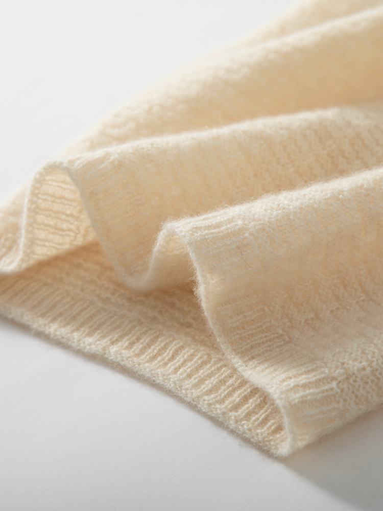 100% Pure Cashmere Waffle Knit - Infinity Scarf Knit reseña y precio