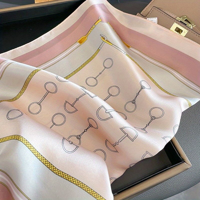 Luxury 100% Pure Silk Square S - Silk Neck Scarf reseña y precio
