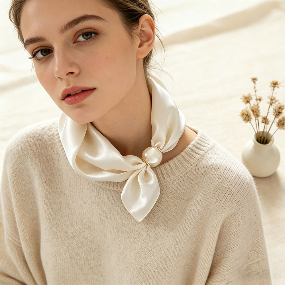 Scarf Chain Silk Lazy Magnetic - Face Scarf Mask reseña y precio
