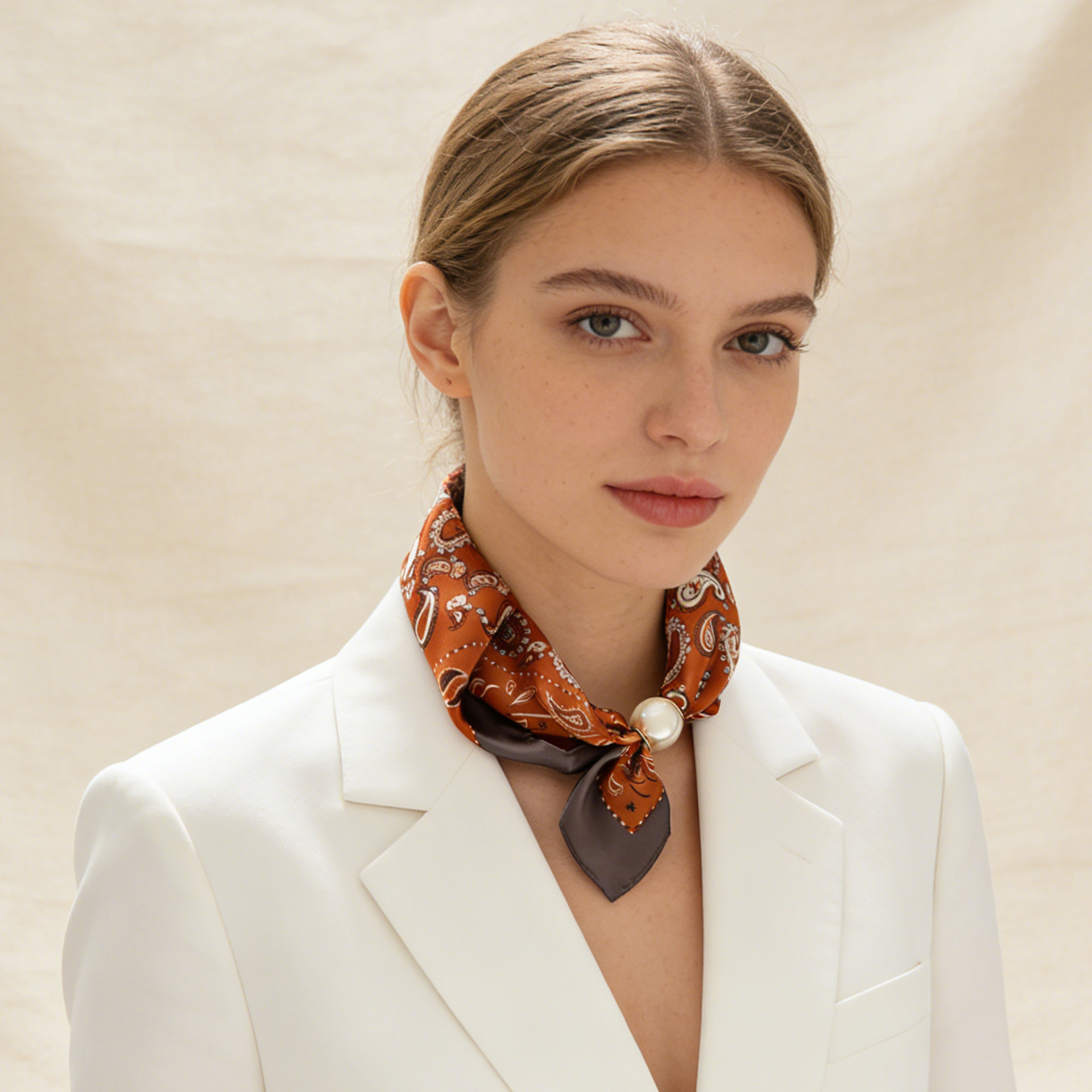 Scarf Chain Silk Lazy Magnetic - Face Scarf Mask reseña y precio