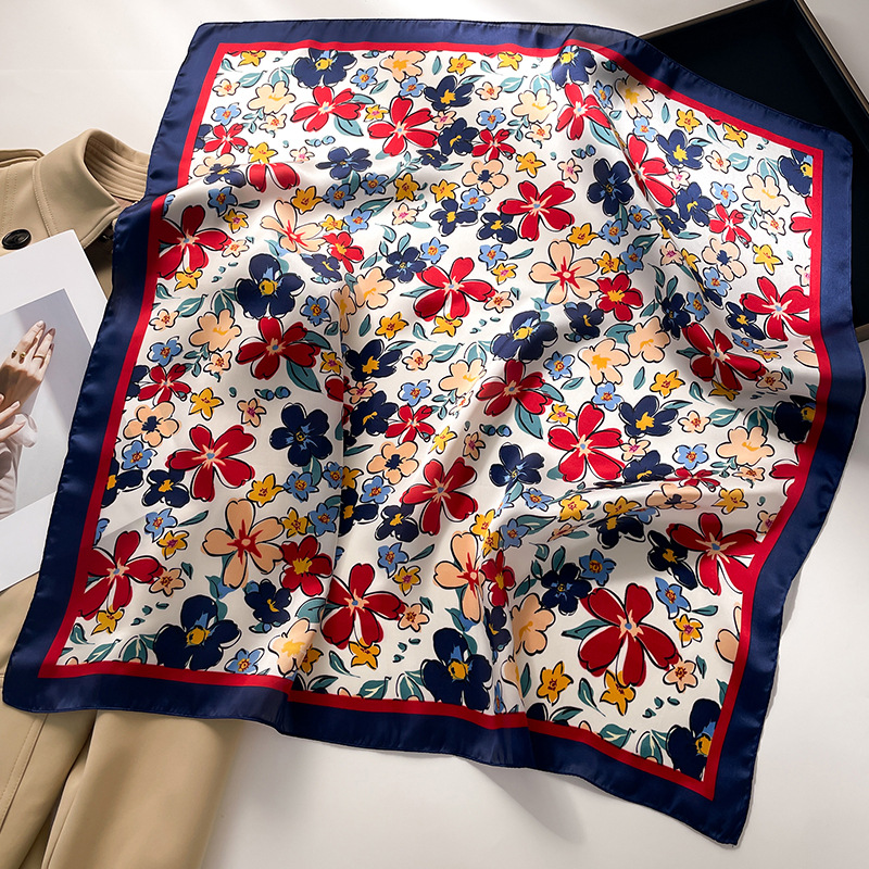 Luxury Square Scarf For Women  - Silk Neck Scarf reseña y precio