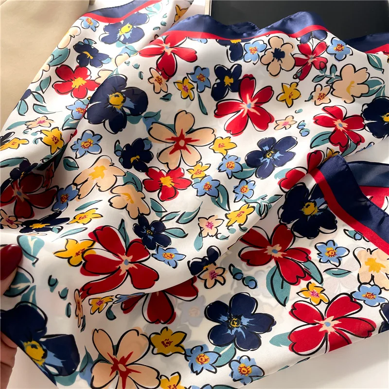 Luxury Square Scarf For Women  - Silk Neck Scarf reseña y precio