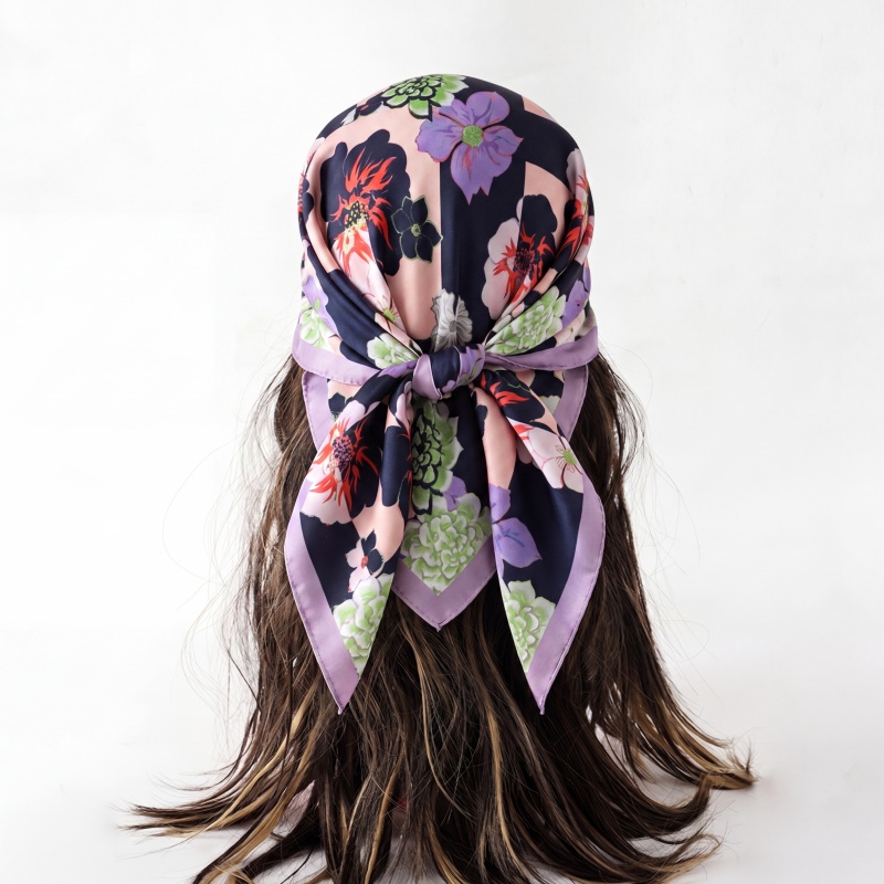 Print Silk Scarf Fashion Turba - Face Scarf Mask reseña y precio