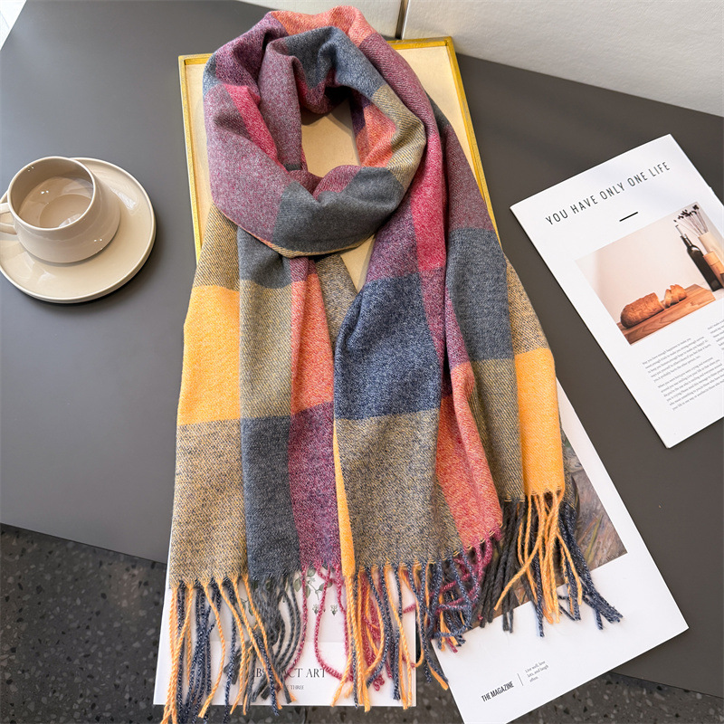 200*64cm New Fashion Cashmere  - Woven Scarf Blanket reseña y precio