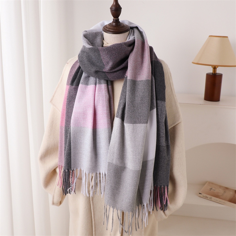 200*64cm New Fashion Cashmere  - Woven Scarf Blanket reseña y precio