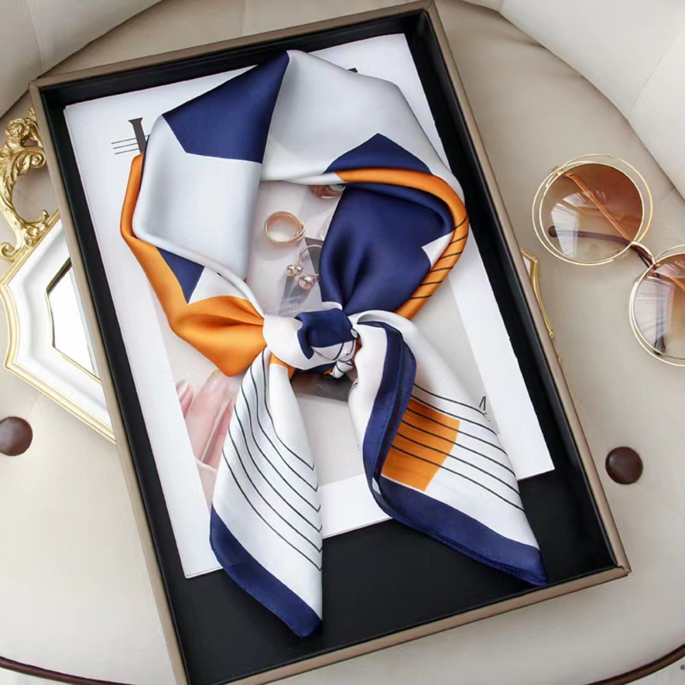 70×70cm Satin Square Scarf, Si - Face Scarf Mask reseña y precio