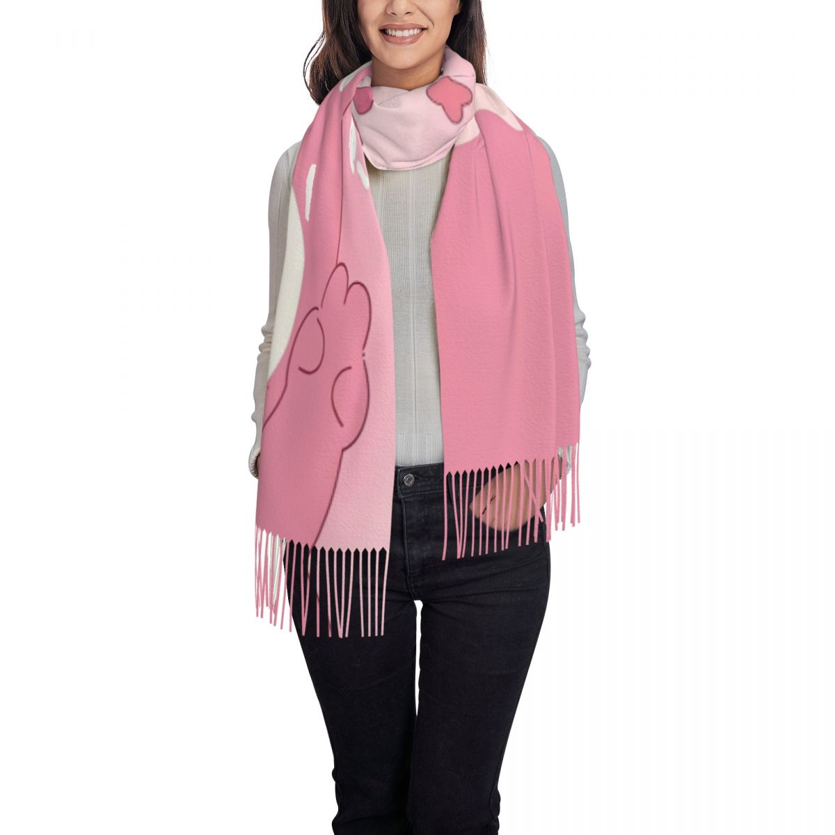 Lotso Pink Bear Women's Scarf  - Pashmina Wrap Large reseña y precio