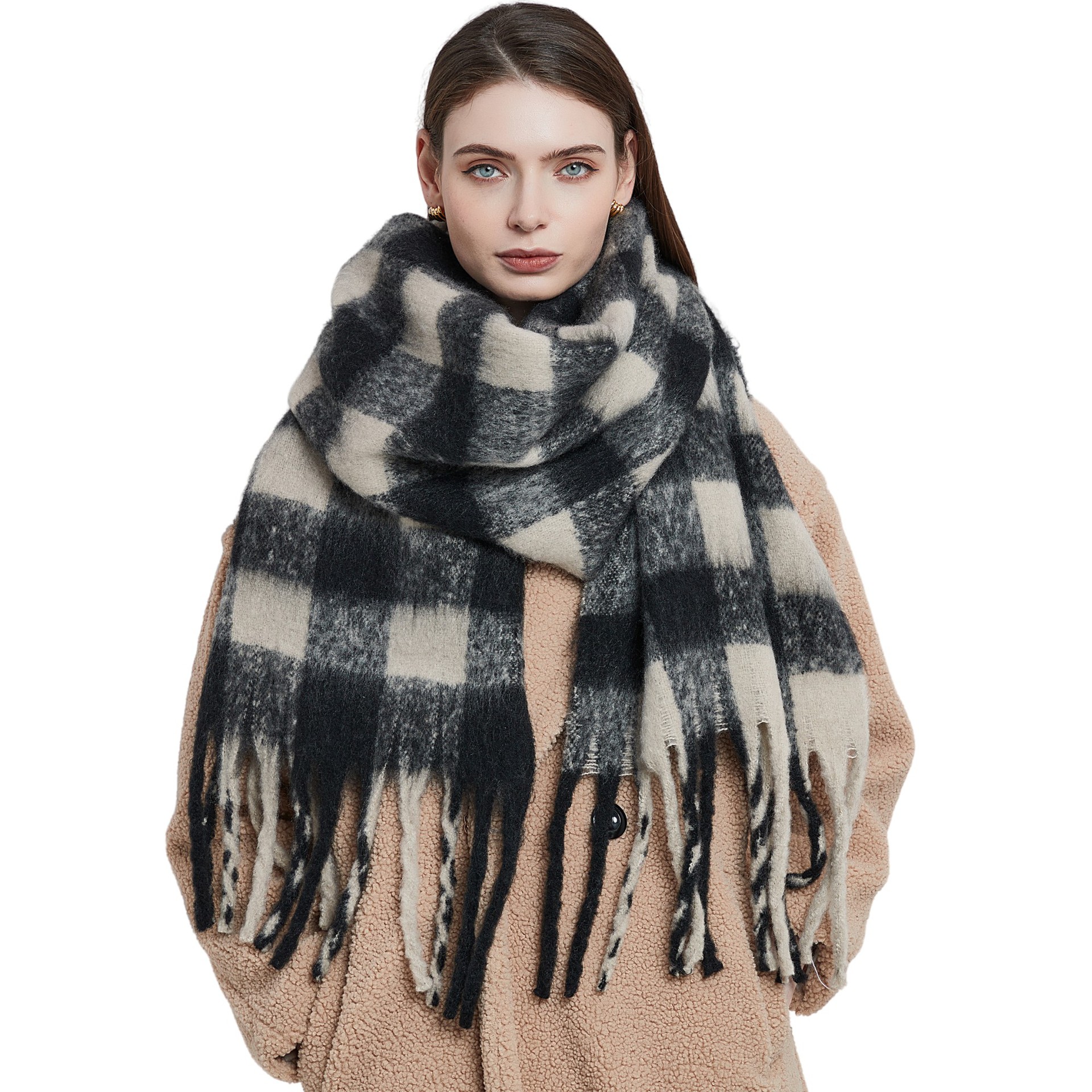 Thick Tassel Scarf Shawl Women - Pashmina Wrap Large reseña y precio