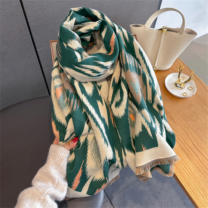 2025 Brand Warm Cashmere Ponch - Woven Scarf Blanket reseña y precio