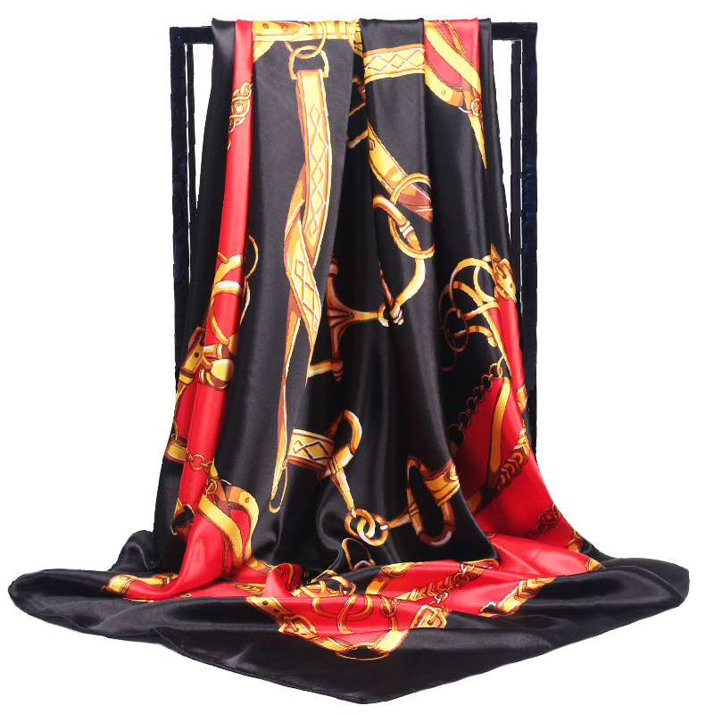 90*90cm Ladies Silk Scarf Band - Face Scarf Mask reseña y precio