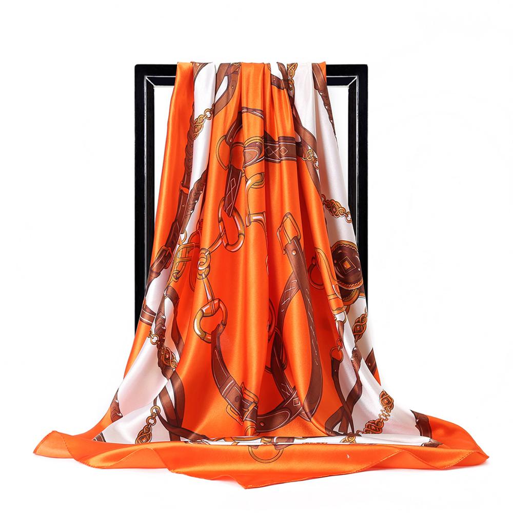 90*90cm Ladies Silk Scarf Band - Face Scarf Mask reseña y precio