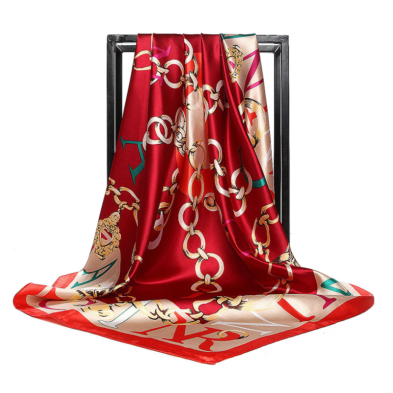 90*90cm Ladies Silk Scarf Band - Face Scarf Mask reseña y precio