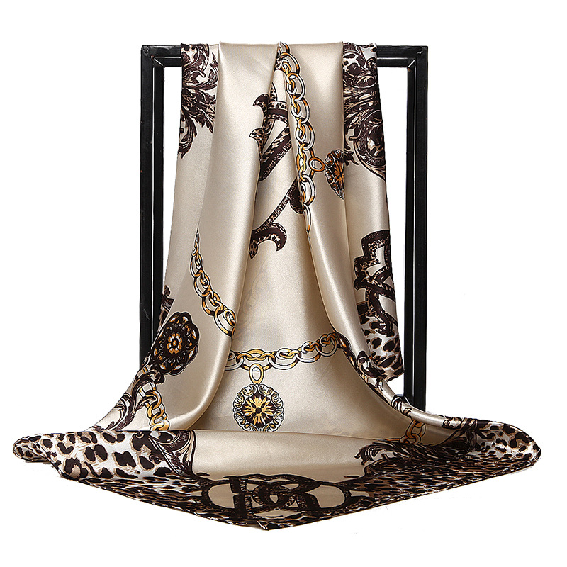 90*90cm Ladies Silk Scarf Band - Face Scarf Mask reseña y precio