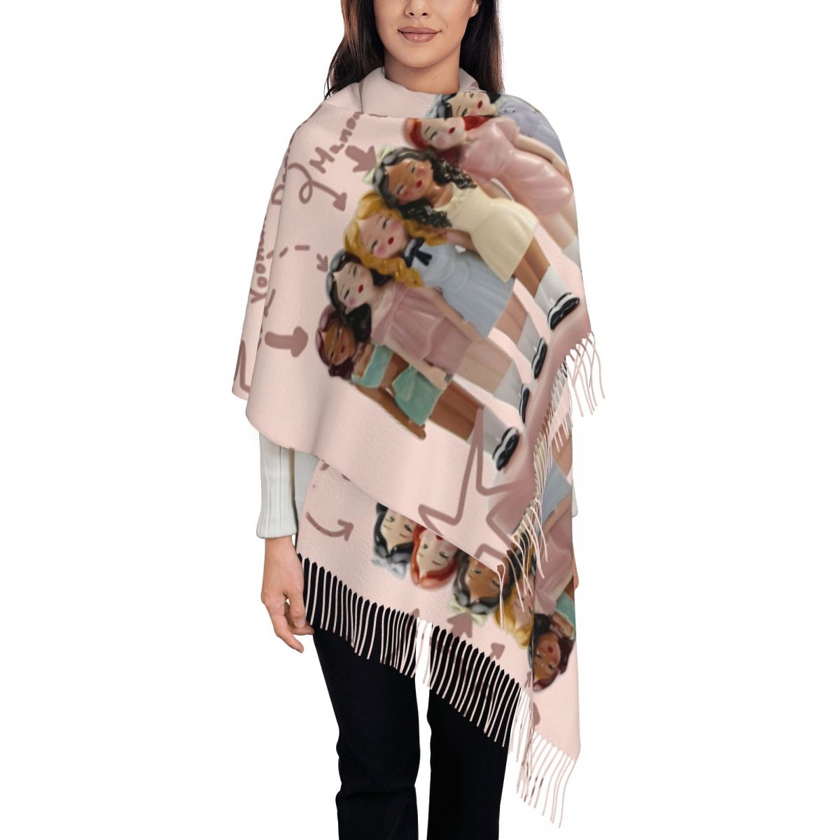 Katseye Kpop Idol Shawl Wrap W - Pashmina Wrap Large reseña y precio