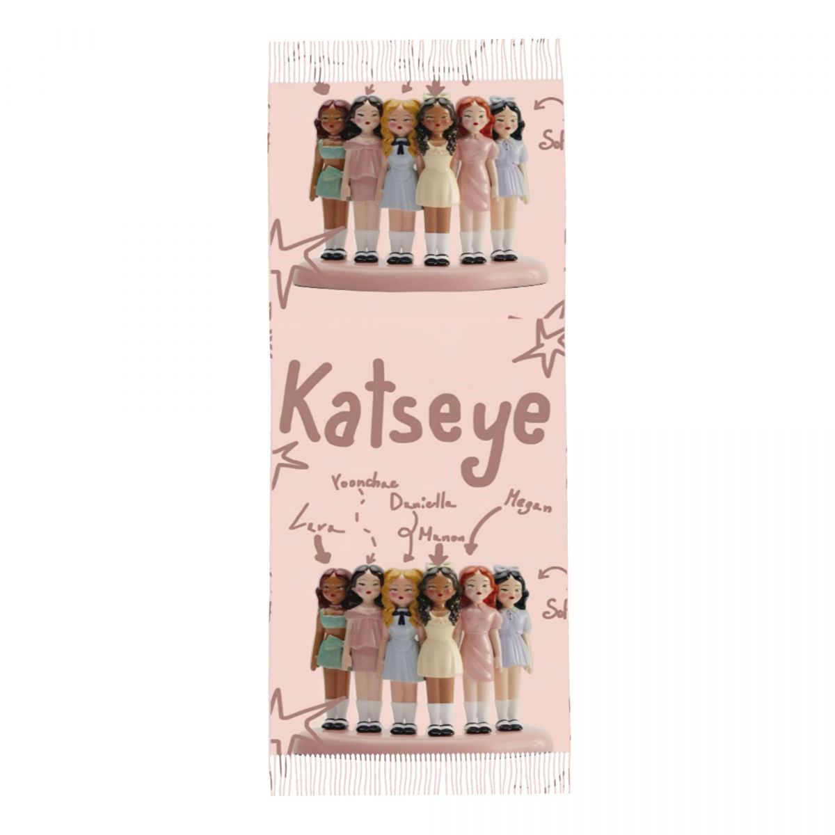 Katseye Kpop Idol Shawl Wrap W - Pashmina Wrap Large reseña y precio