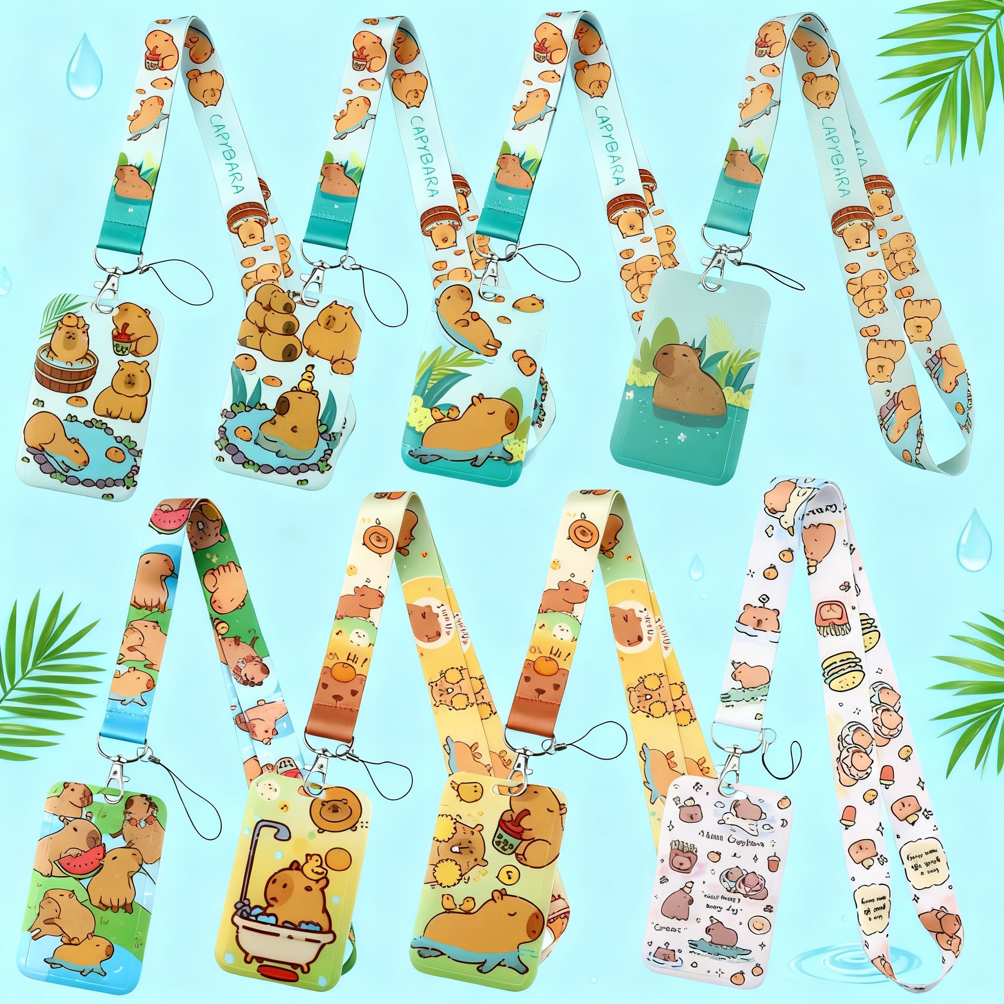 Cute Capybara Lanyards for Key - Lanyard Badge Holder reseña y precio