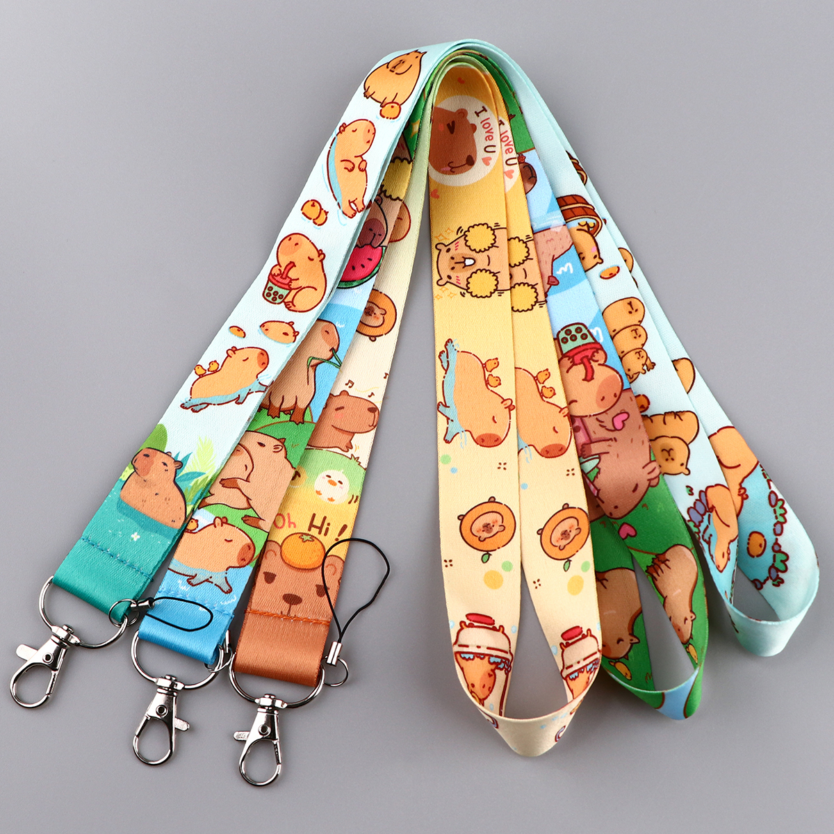 Cute Capybara Lanyards for Key - Lanyard Badge Holder reseña y precio