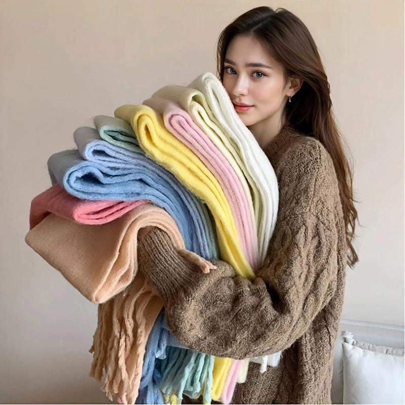 Winter Scarf for Women Cashmer - Woven Scarf Blanket reseña y precio
