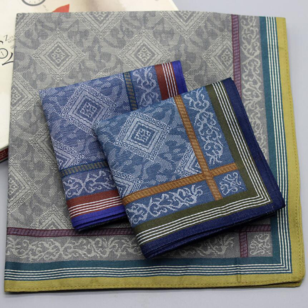 3pcs Mens Plaid Wedding Handke - Handkerchief Cotton Men reseña y precio