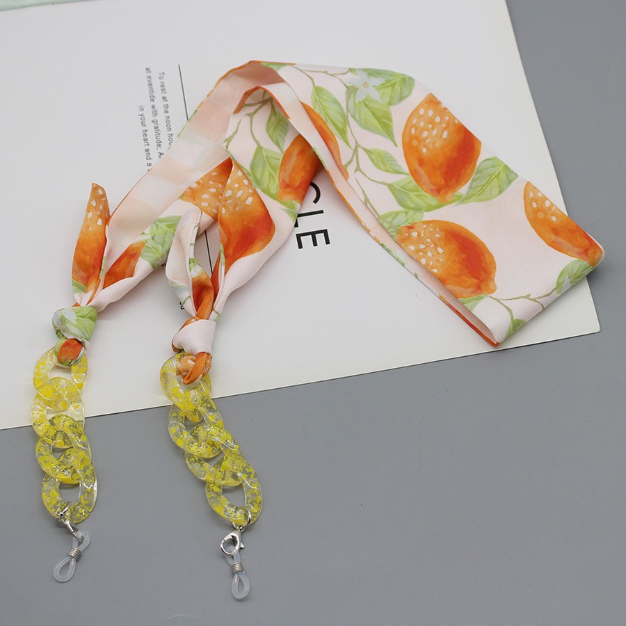 Bohemia Print Silk Scarf Glass - Silk Neck Scarf reseña y precio