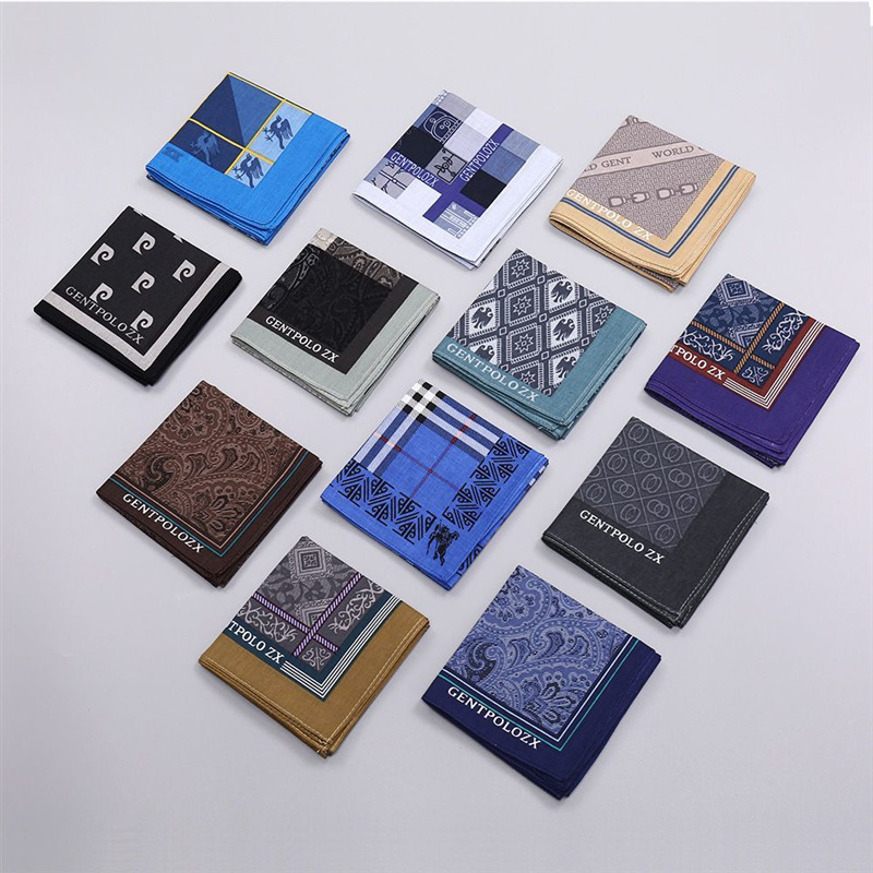 3Pcs Men's Pure Cotton Printed - Handkerchief Cotton Men reseña y precio