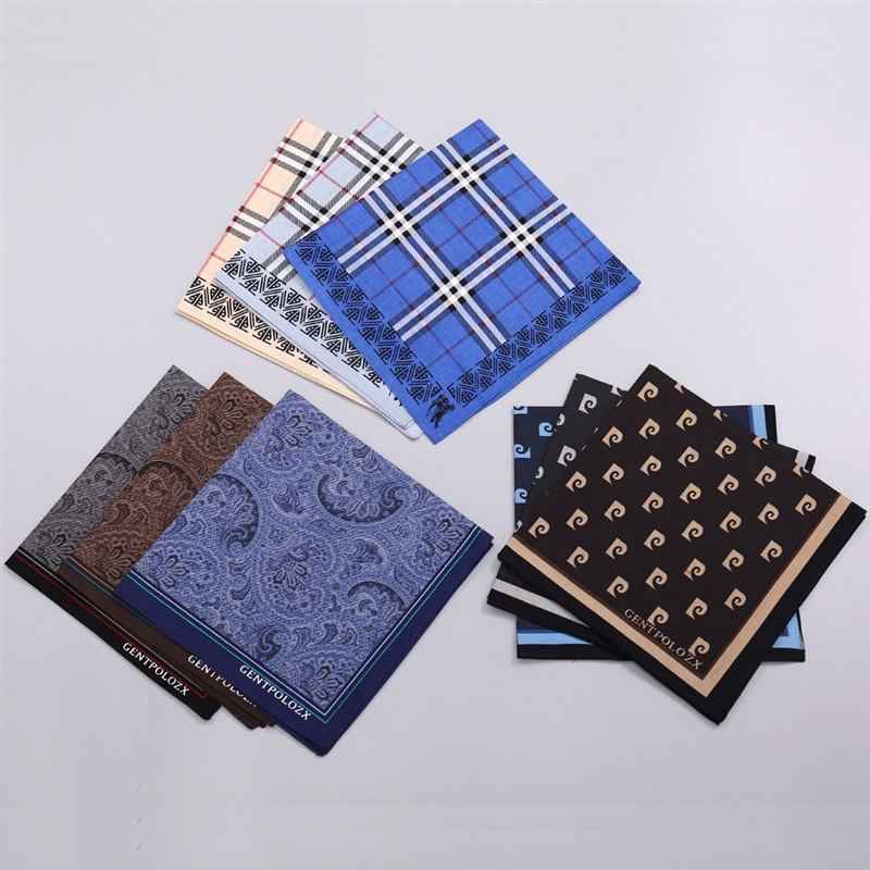 3Pcs Men's Pure Cotton Printed - Handkerchief Cotton Men reseña y precio