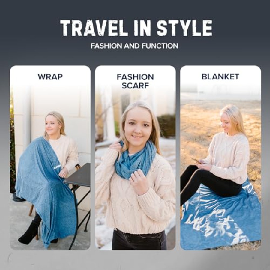 Infinity Travel Scarf Loop wit - Infinity Scarf Knit reseña y precio